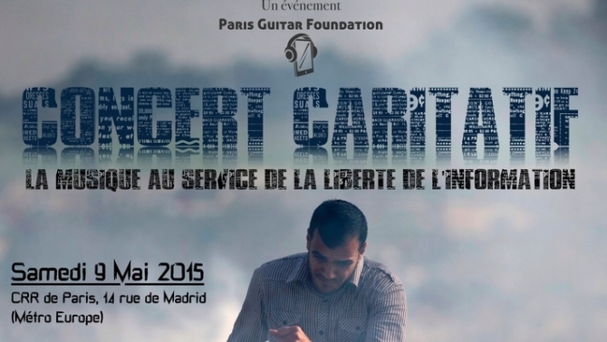 Guitare Paris Fondation & Reporter Sans Frontiere - Pierre Jaffré Luthier